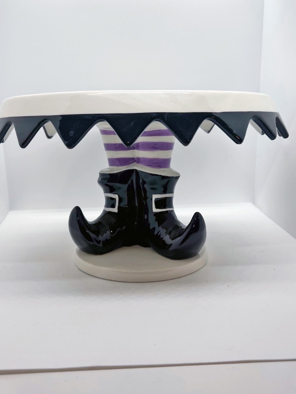 Halloween Witch Feet Cake Stand by Magenta